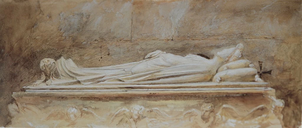 The Tomb of Ilaria del Carretto a Lucca, 1874